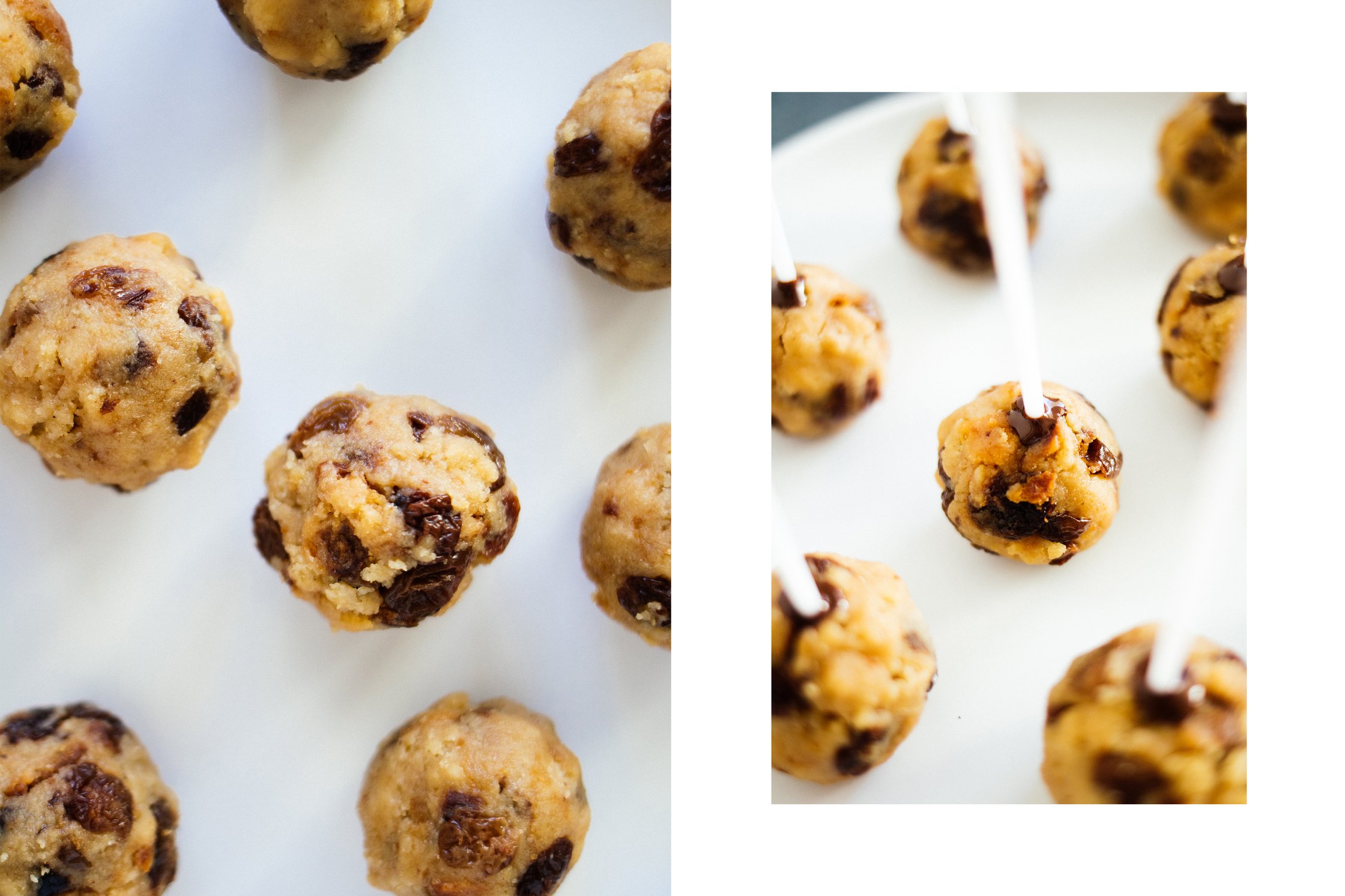 vegane stollen cake pops ohne schokoladenglasur