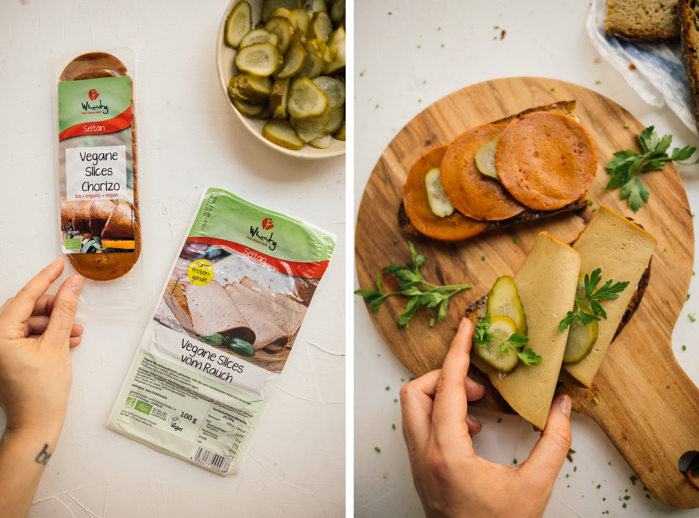 vegan cold cuts from wheaty