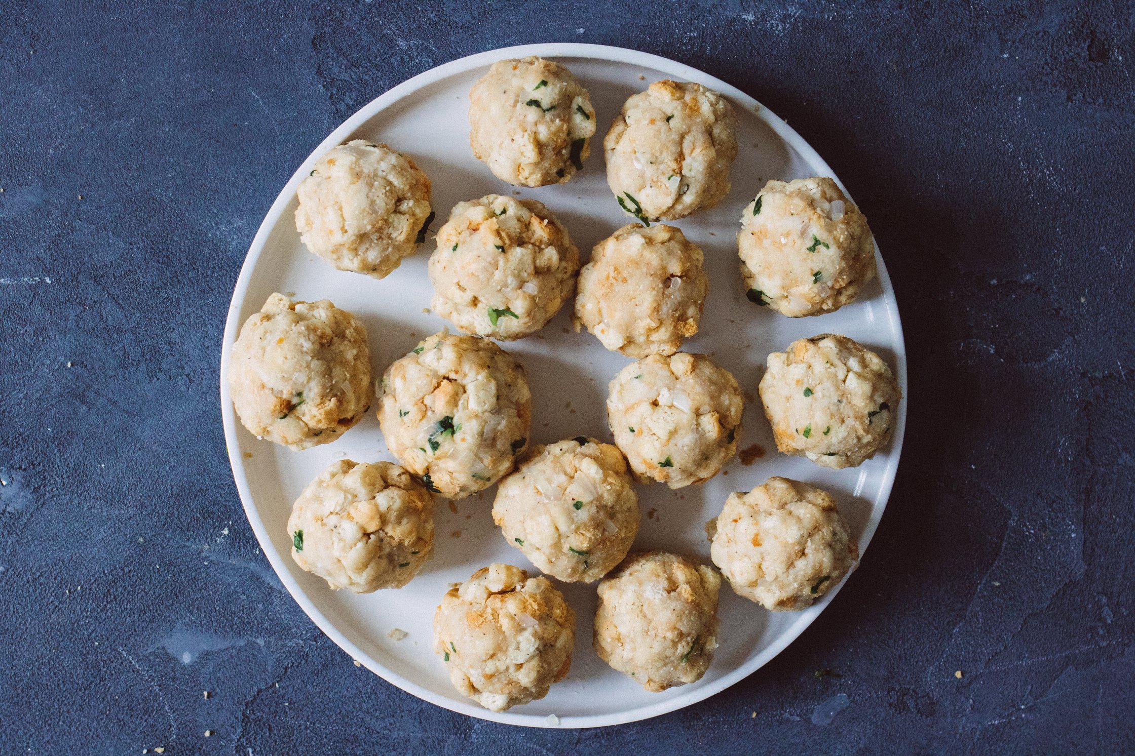dumplings are on a plate