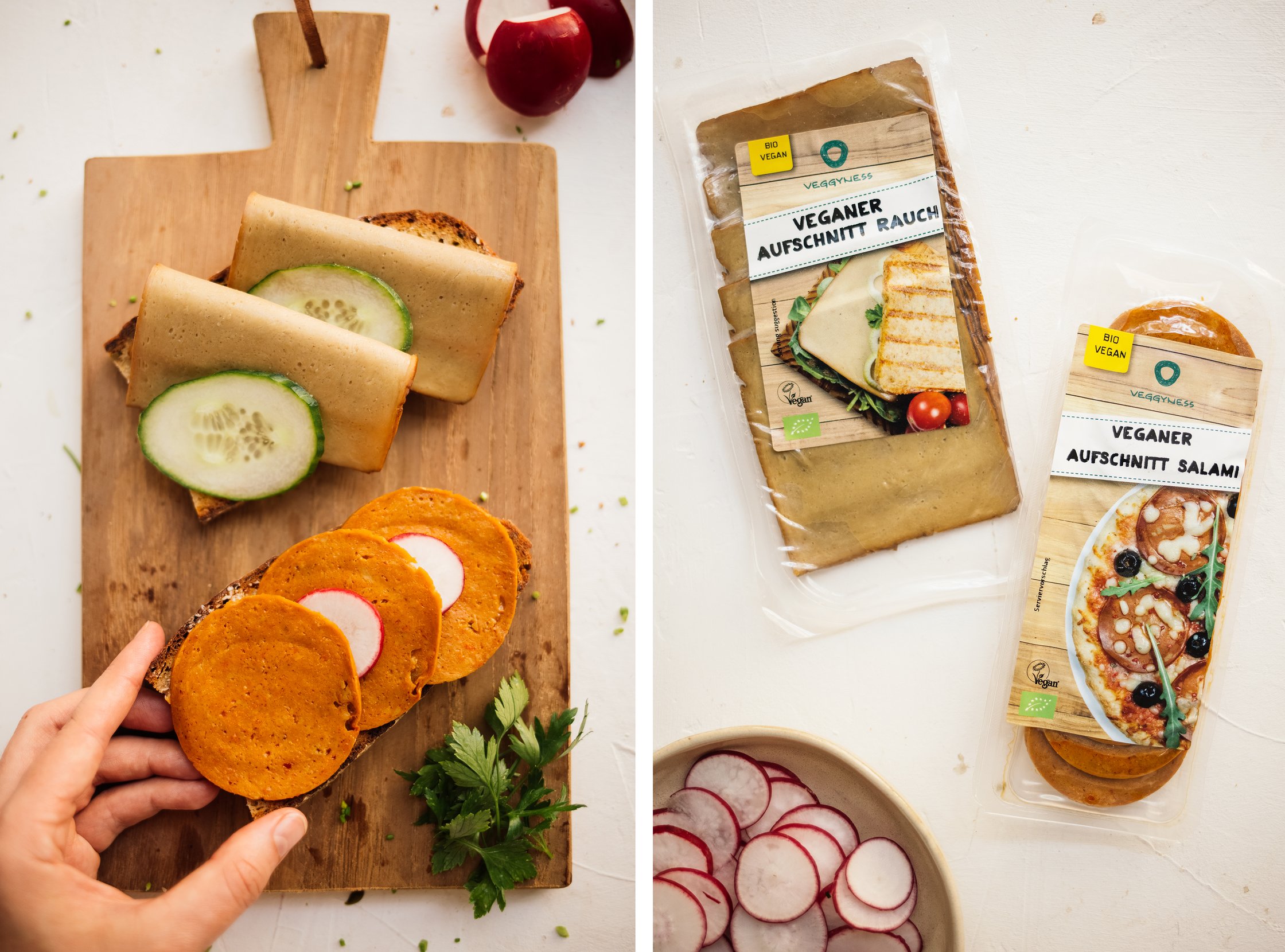 vegan cold cuts from veggyness