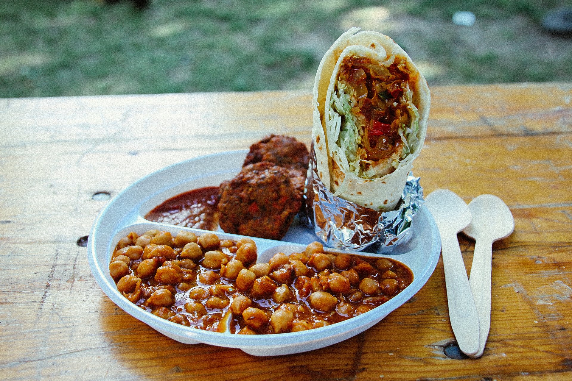 indian food on a table