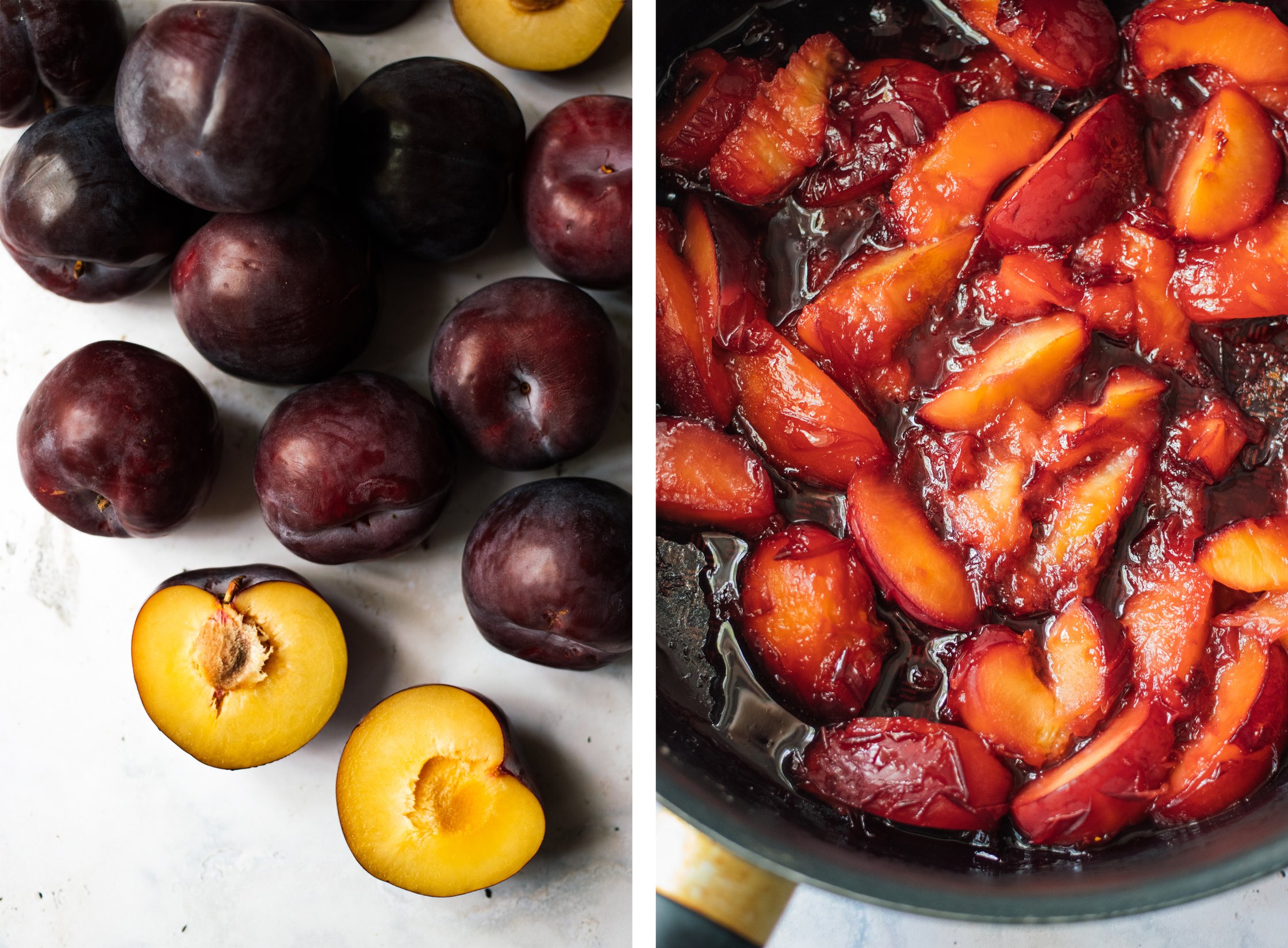 ingredients for vegan plum sauce