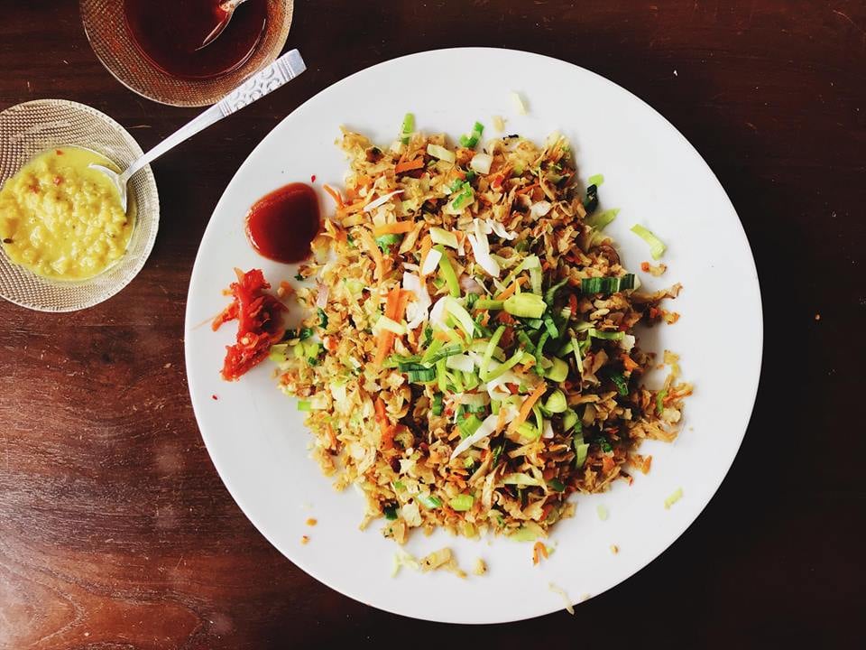 vegan kottu roti