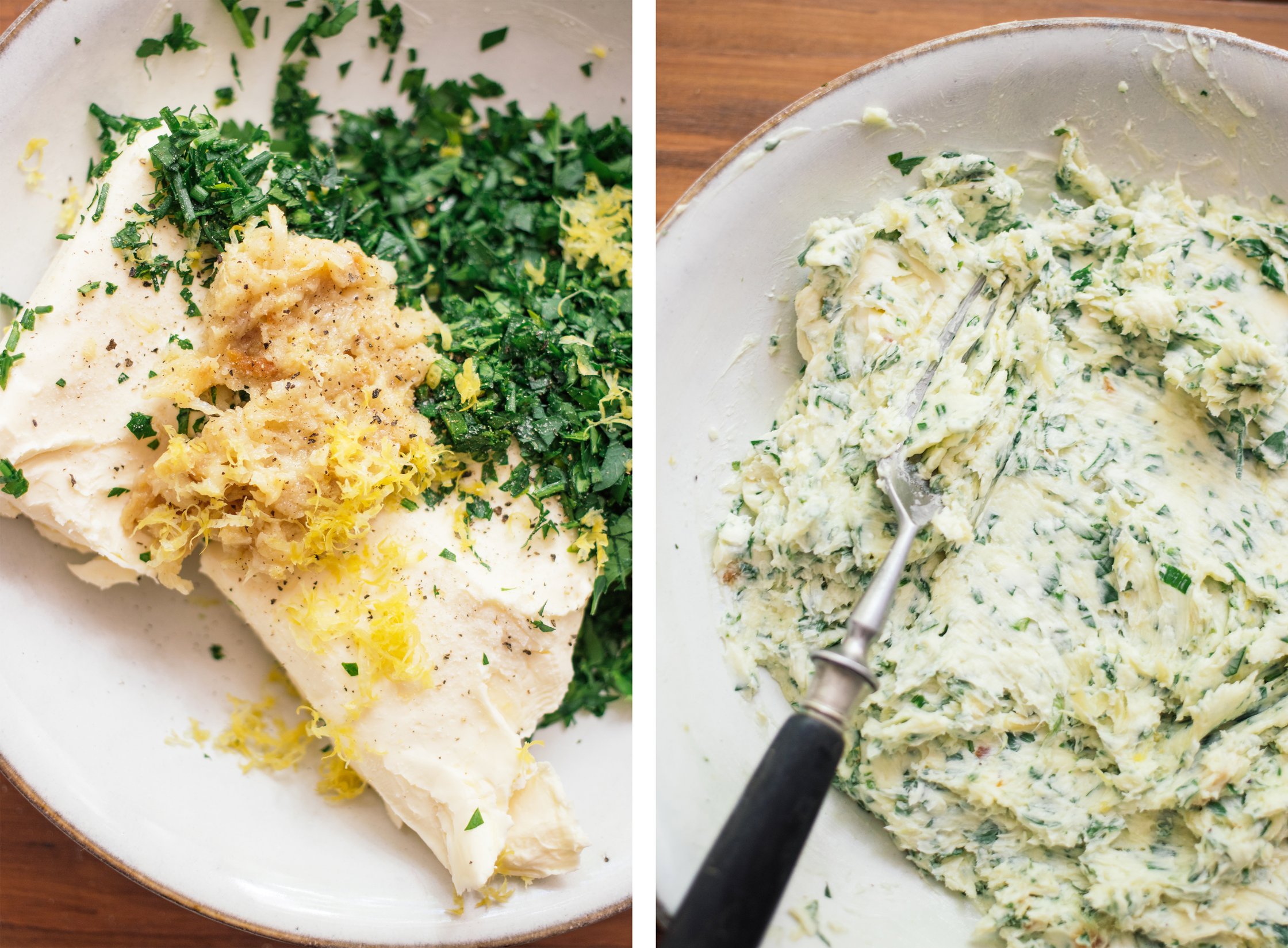 zutaten für vegane knoblauchbutter