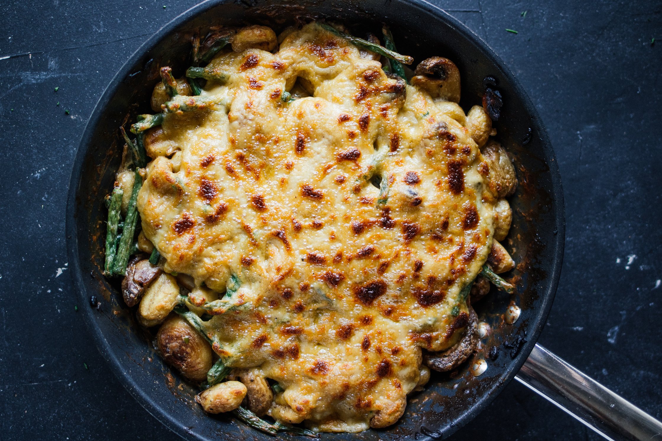 veganer Hefeschmelz überbacken