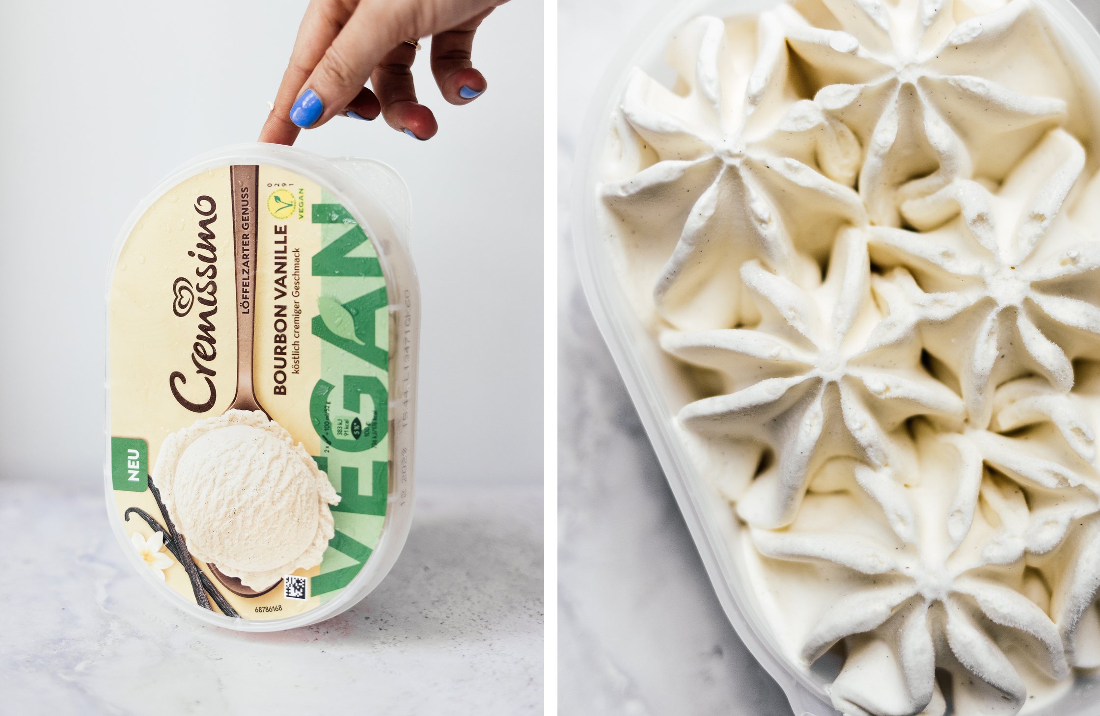 veganes Vanilleeis von Langnese