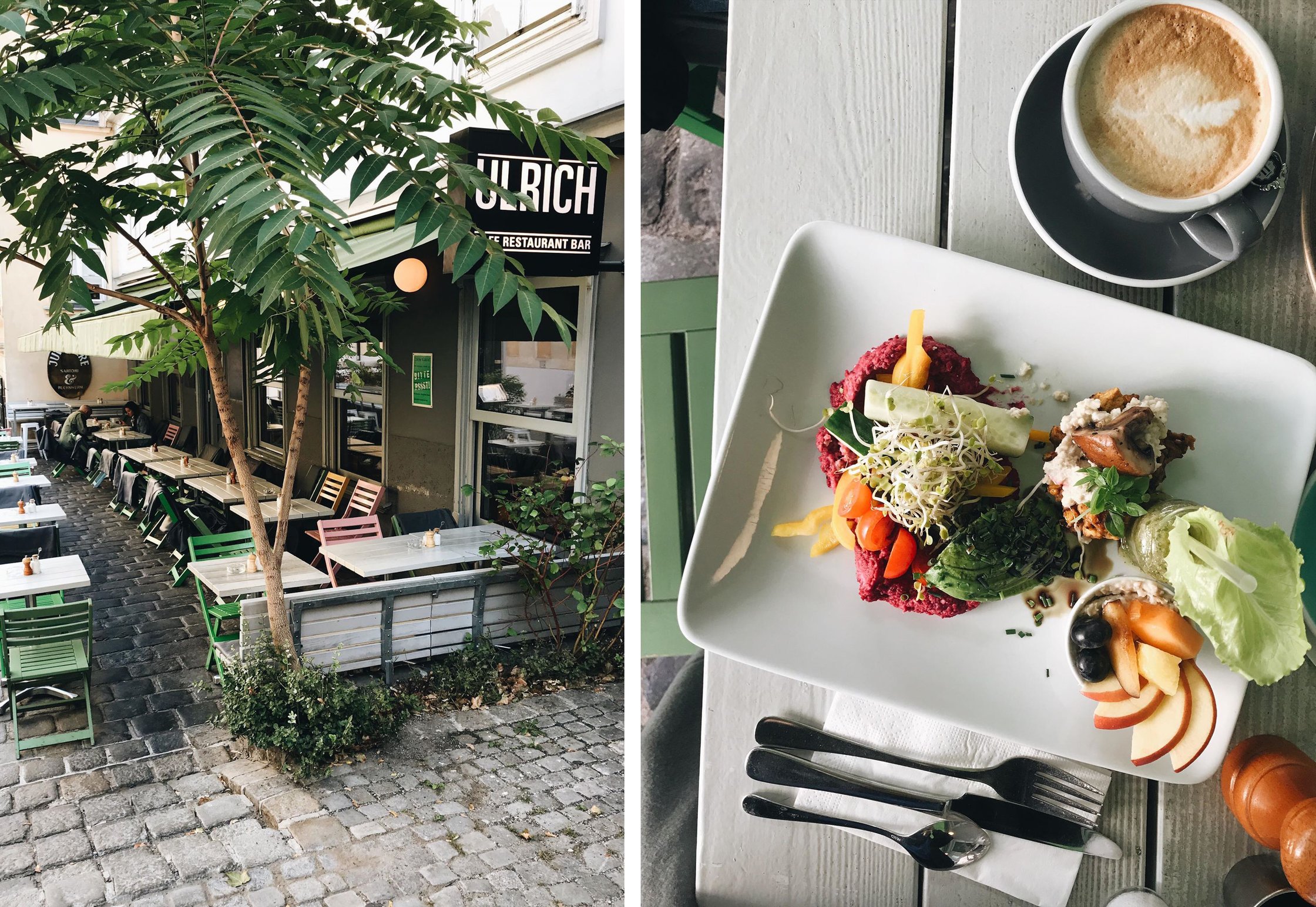 vegan breakfast in vienna at cafe ulrich