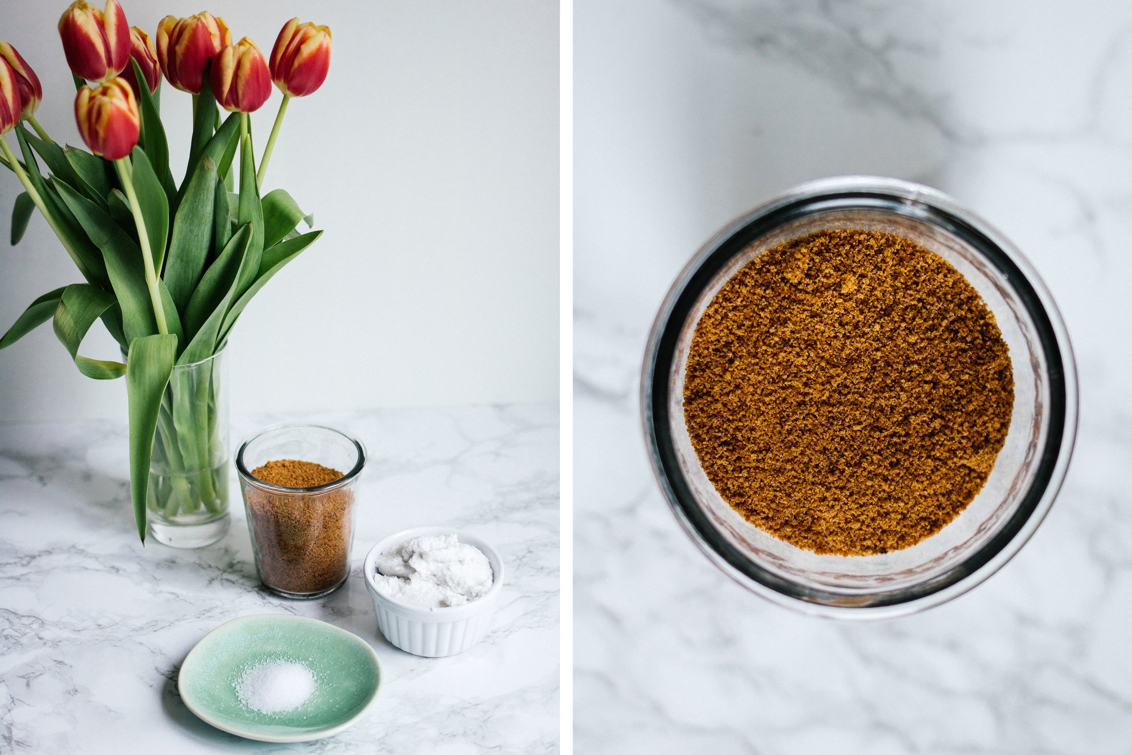coconut sugar in a jar