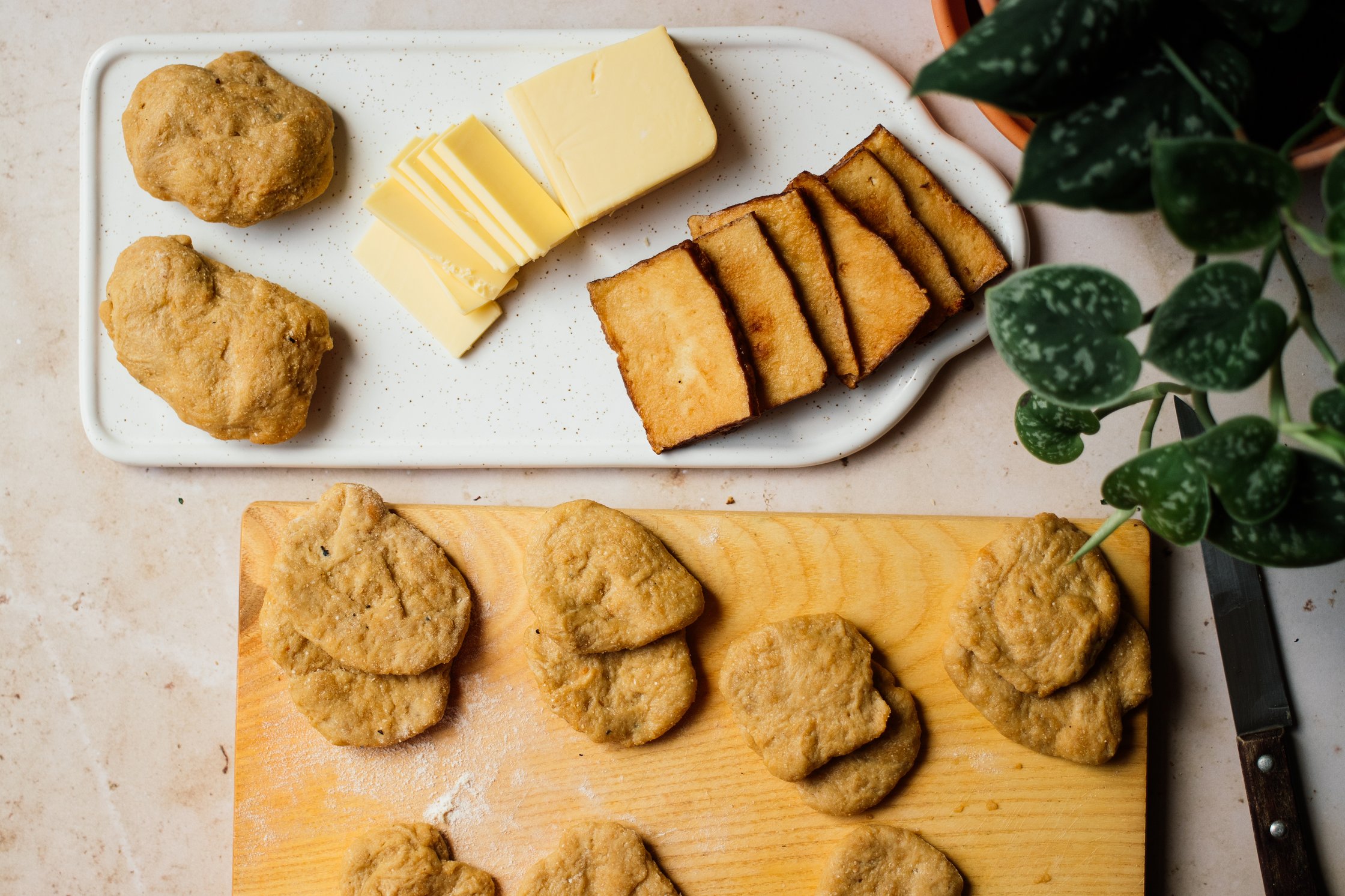 zutaten für vegane mini cordon bleu