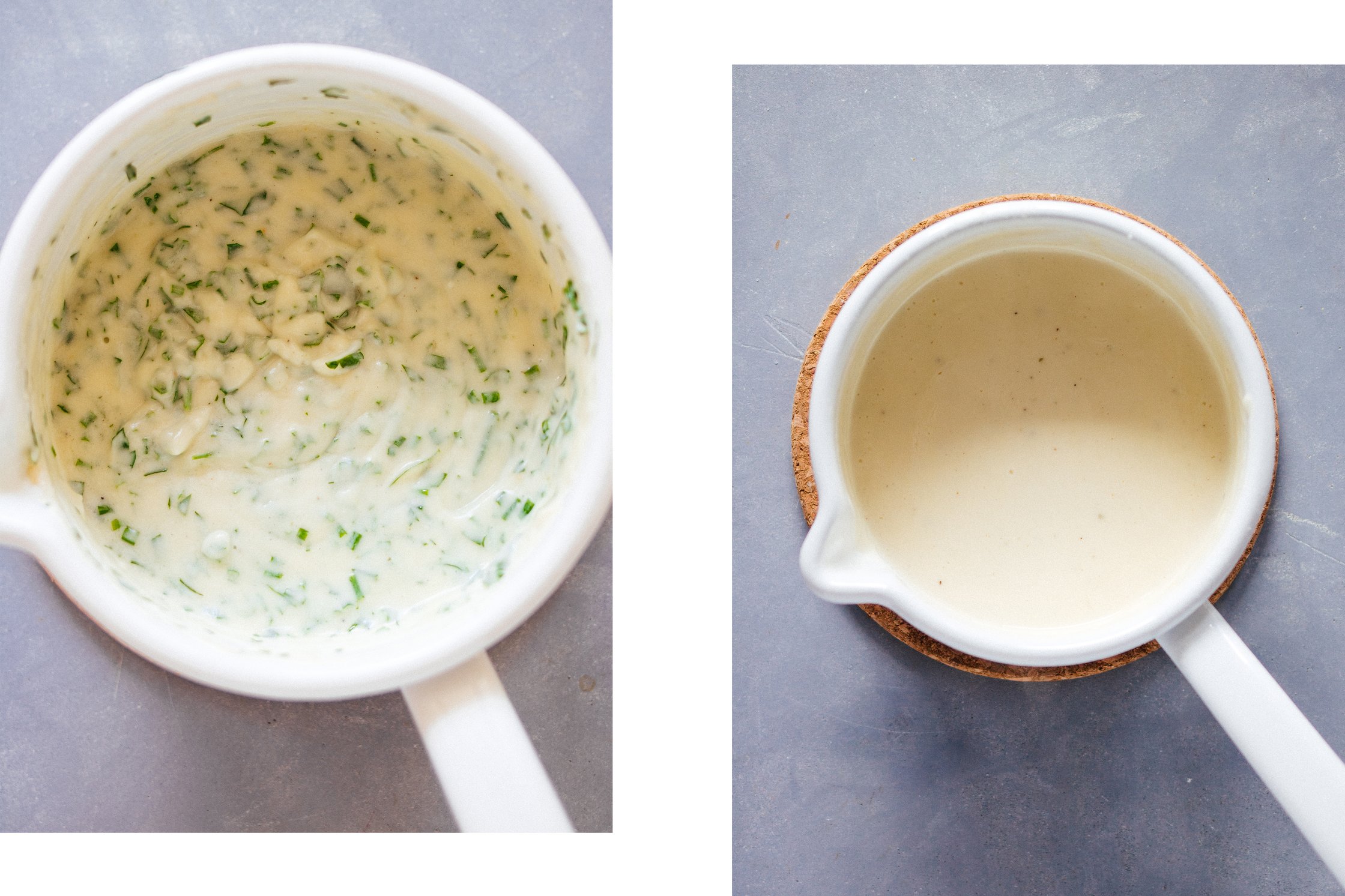 vegane Sauce Hollandaise mit Kräutern