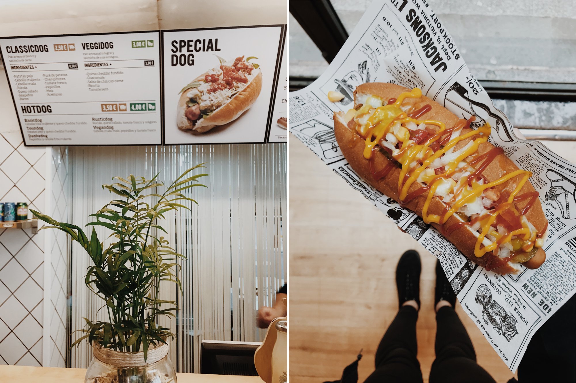 vegan hot dog