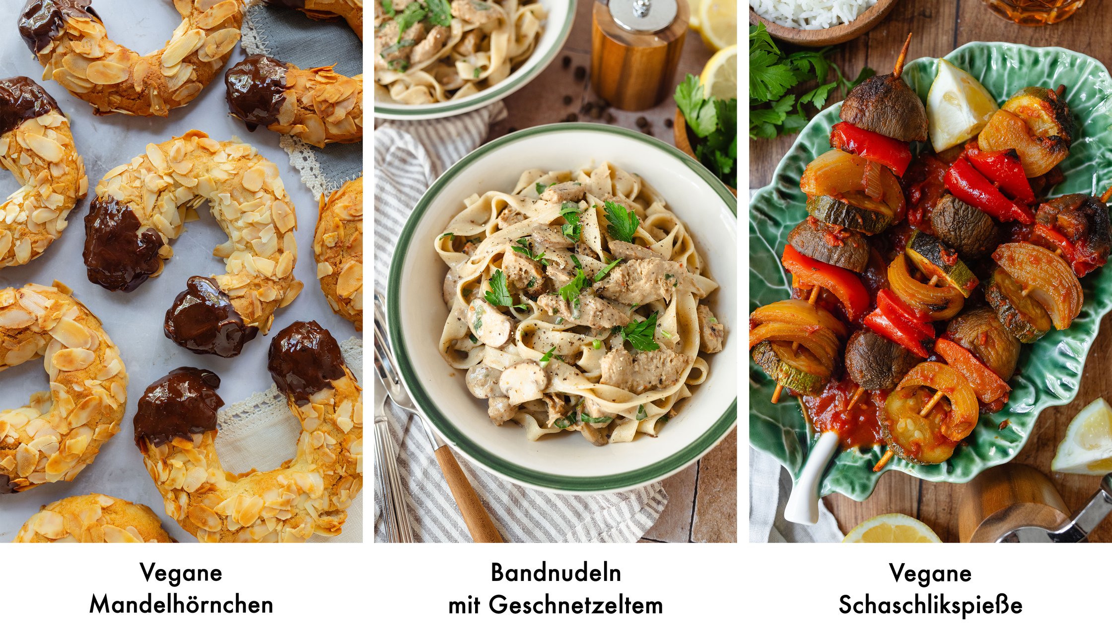 Landingpage DKV: Kochbuch 2 Rezept-Collage 1