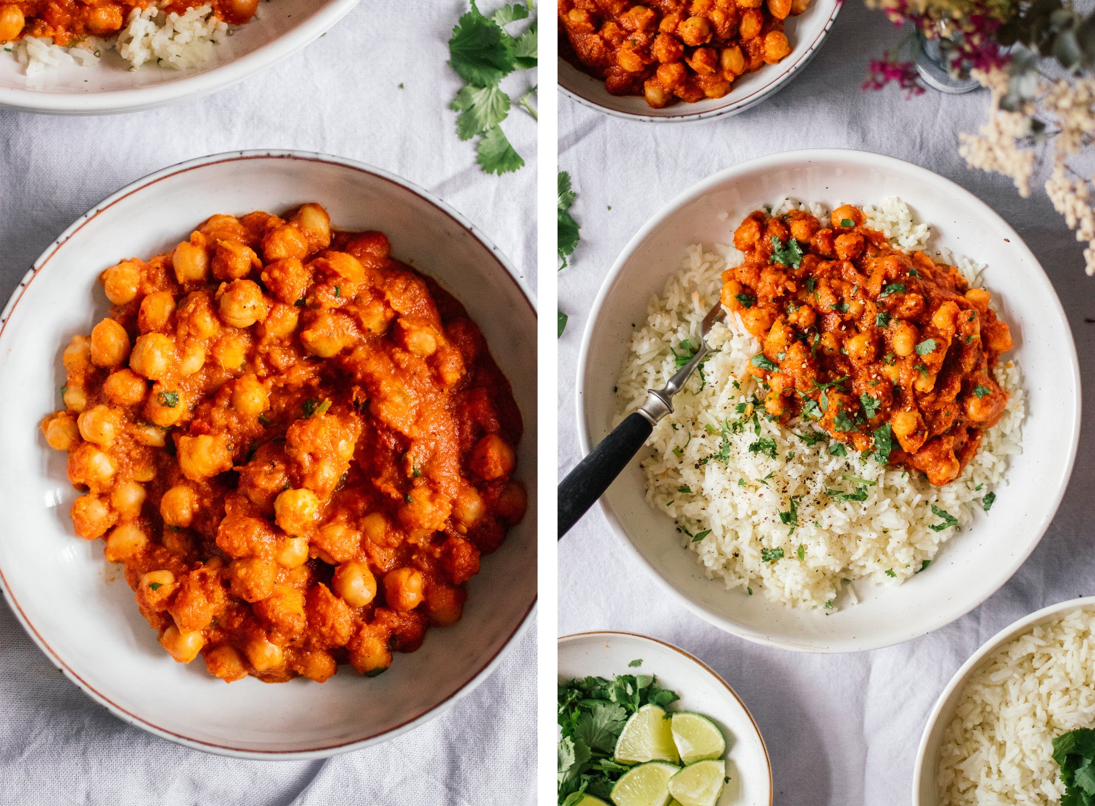 Veganes Chana Masala ohne reis