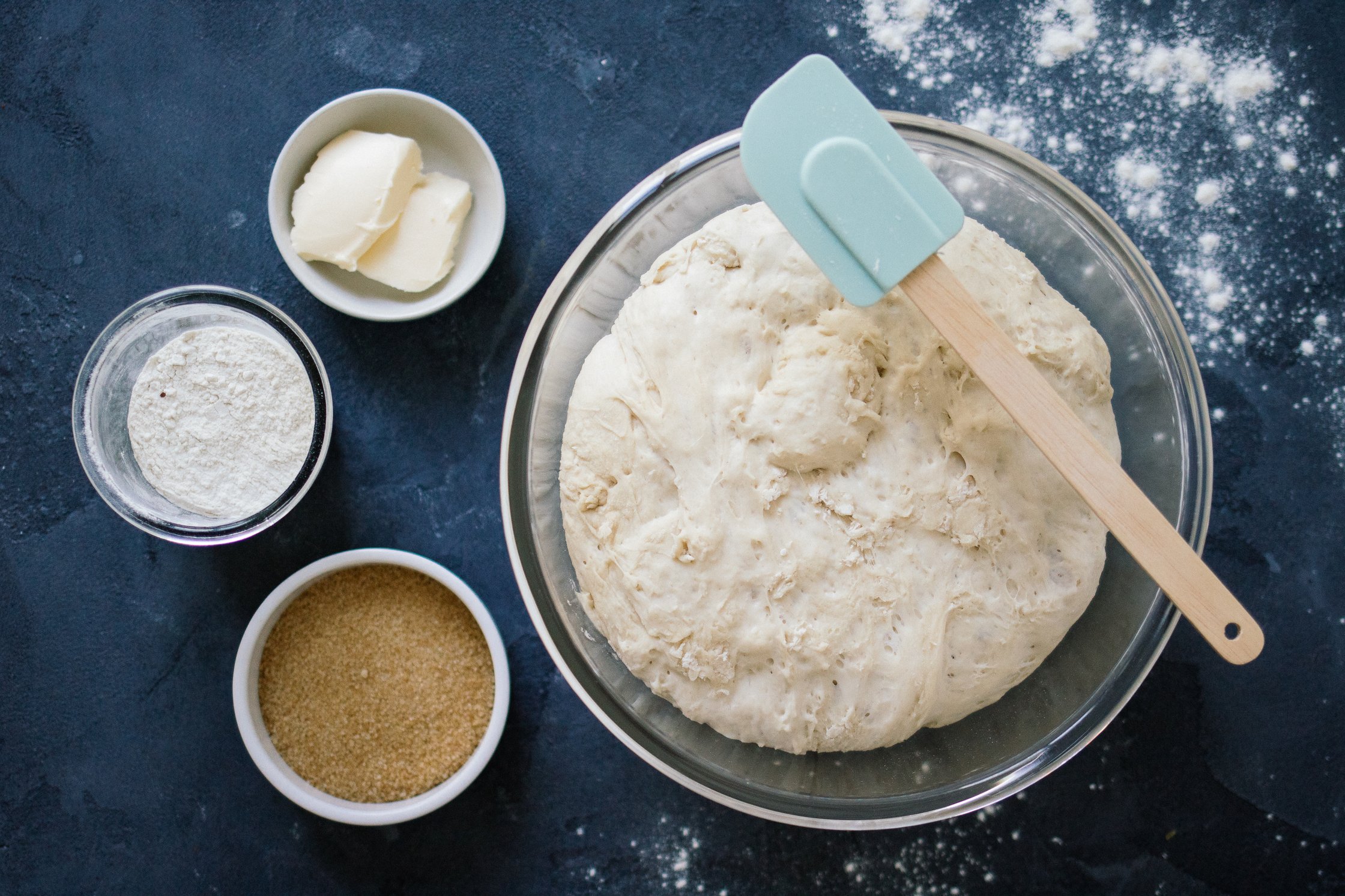 dough is waiting in a bowl