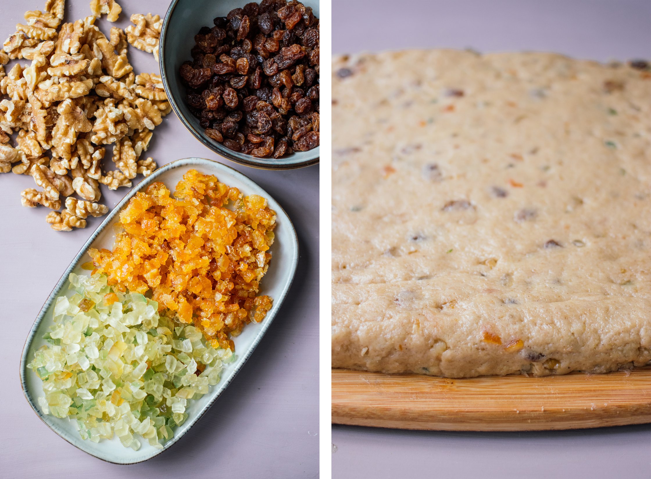 zutaten für veganes stollenkonfekt