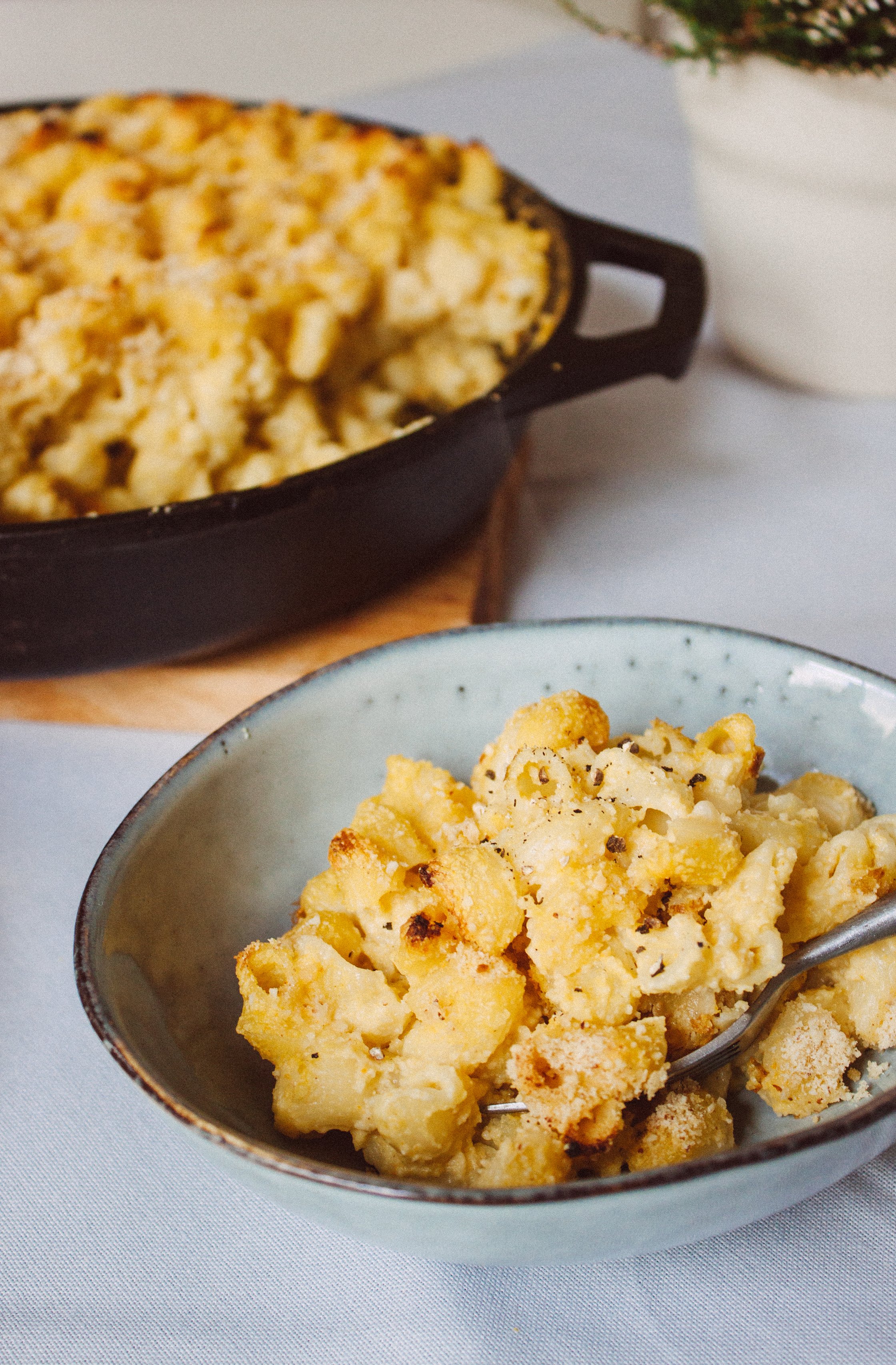 a bowl of mac and cheese