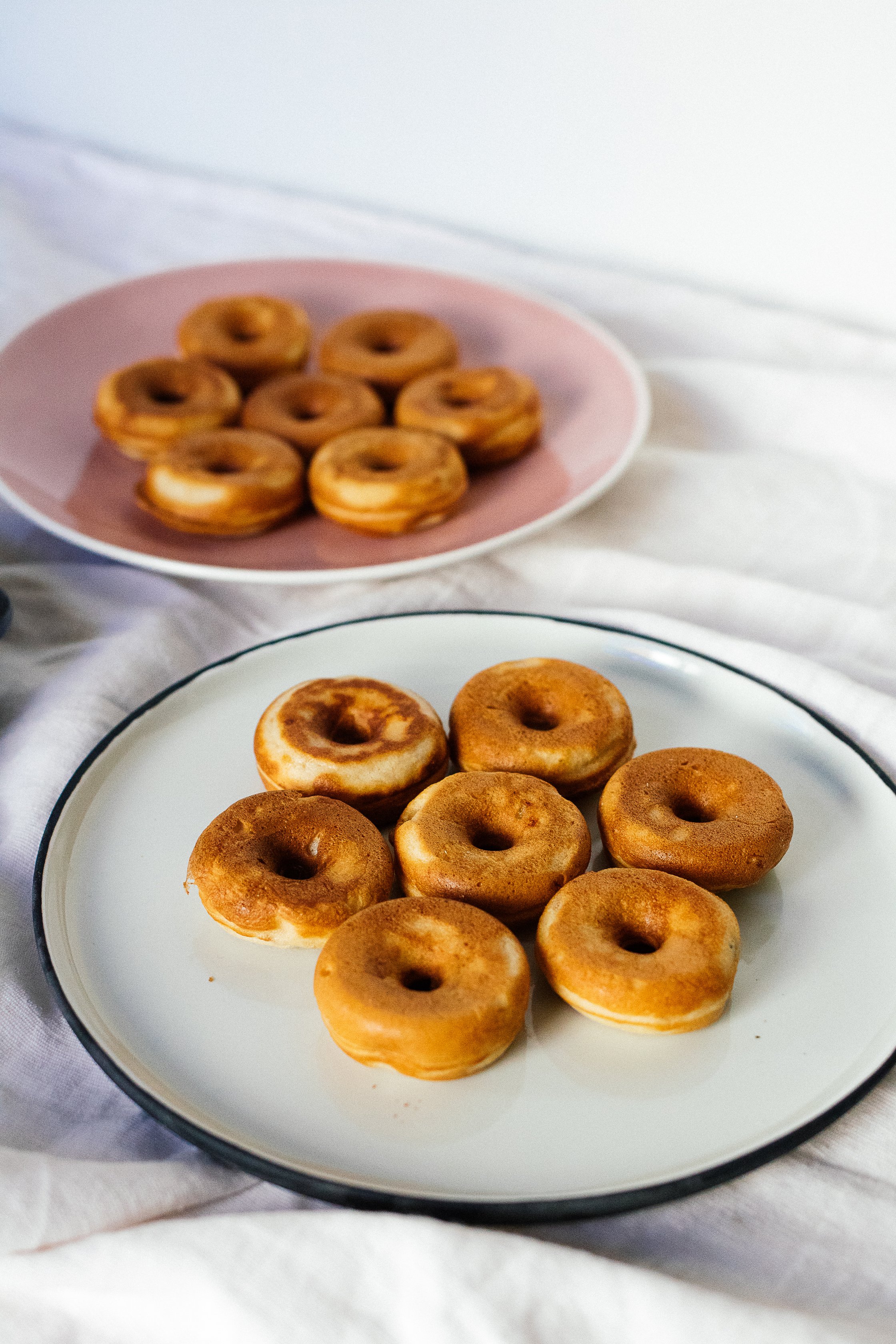 donuts on a plate