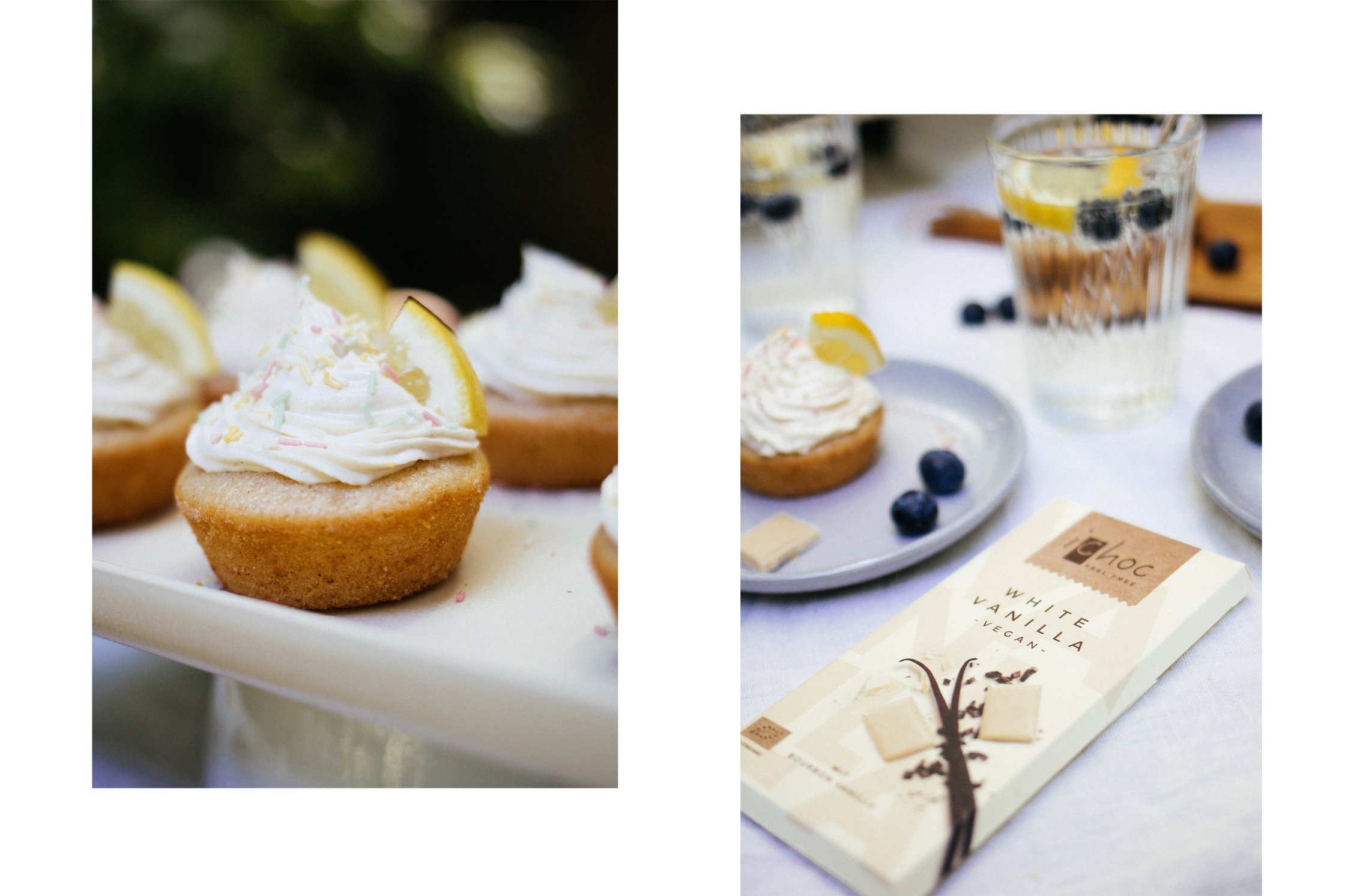 vegan cupcakes with ichoc chcolate