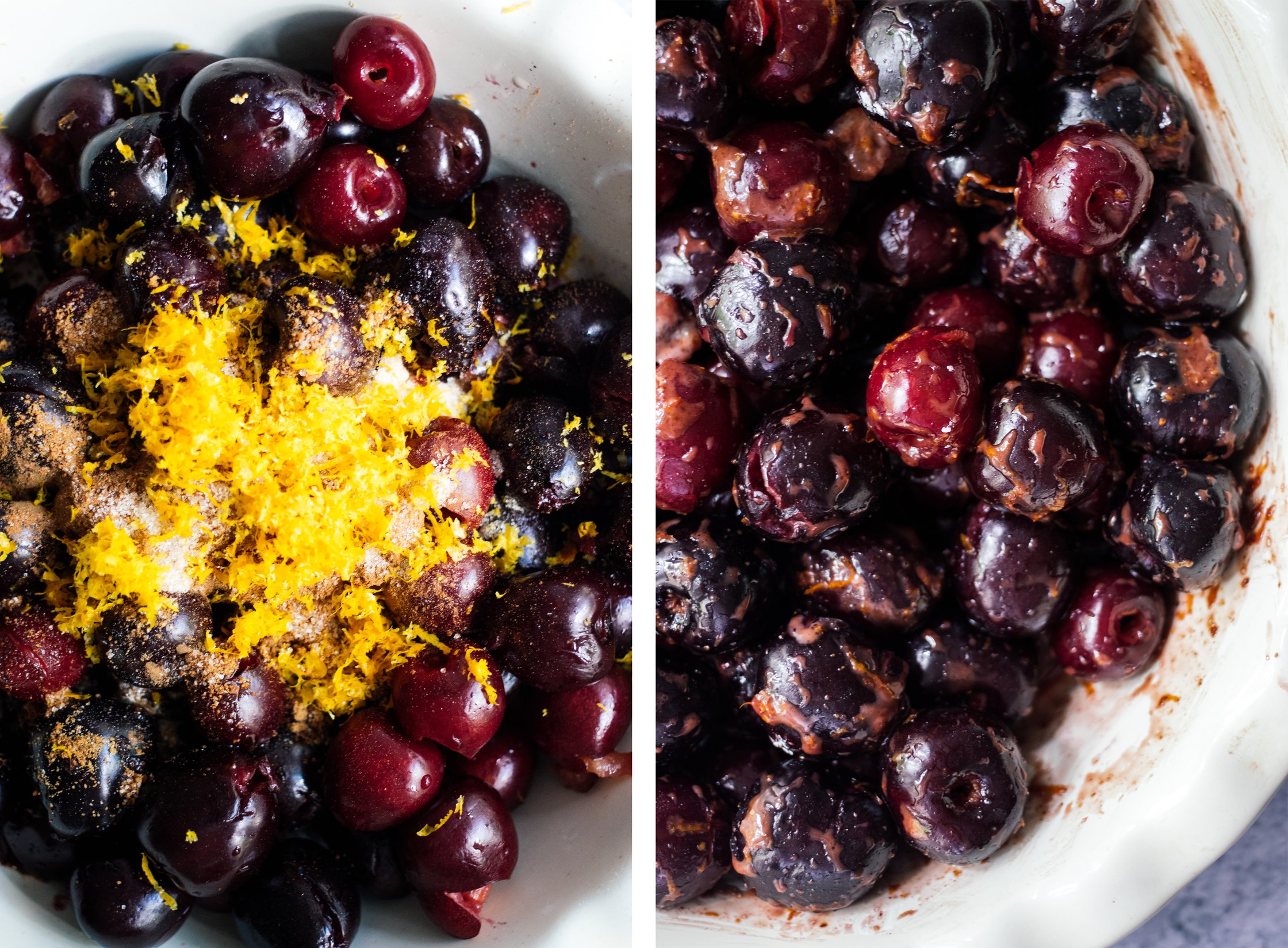 cherry filling for vegan cherry cobbler