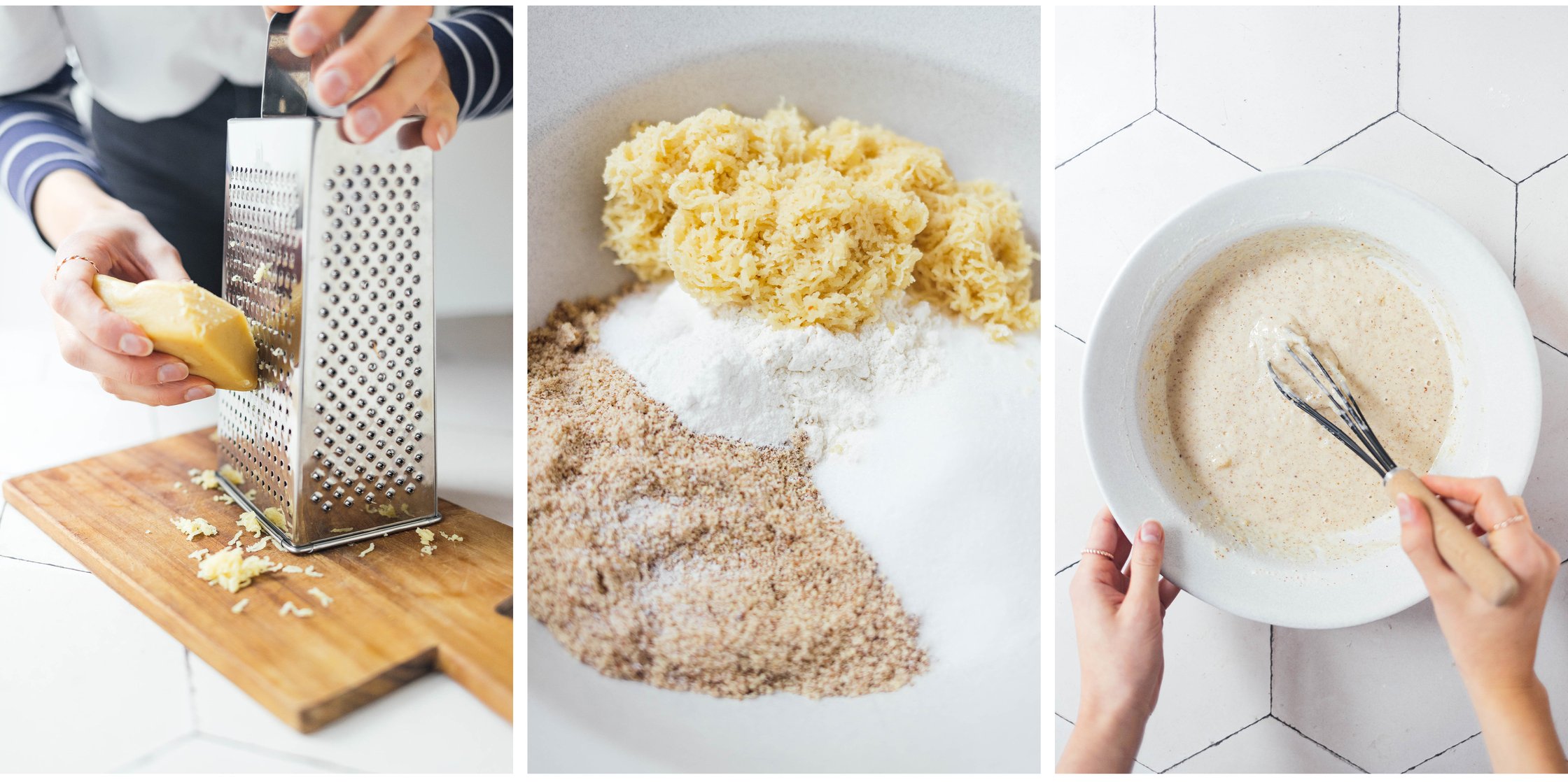 ingredients for the vegan marzipan biscuit cake
