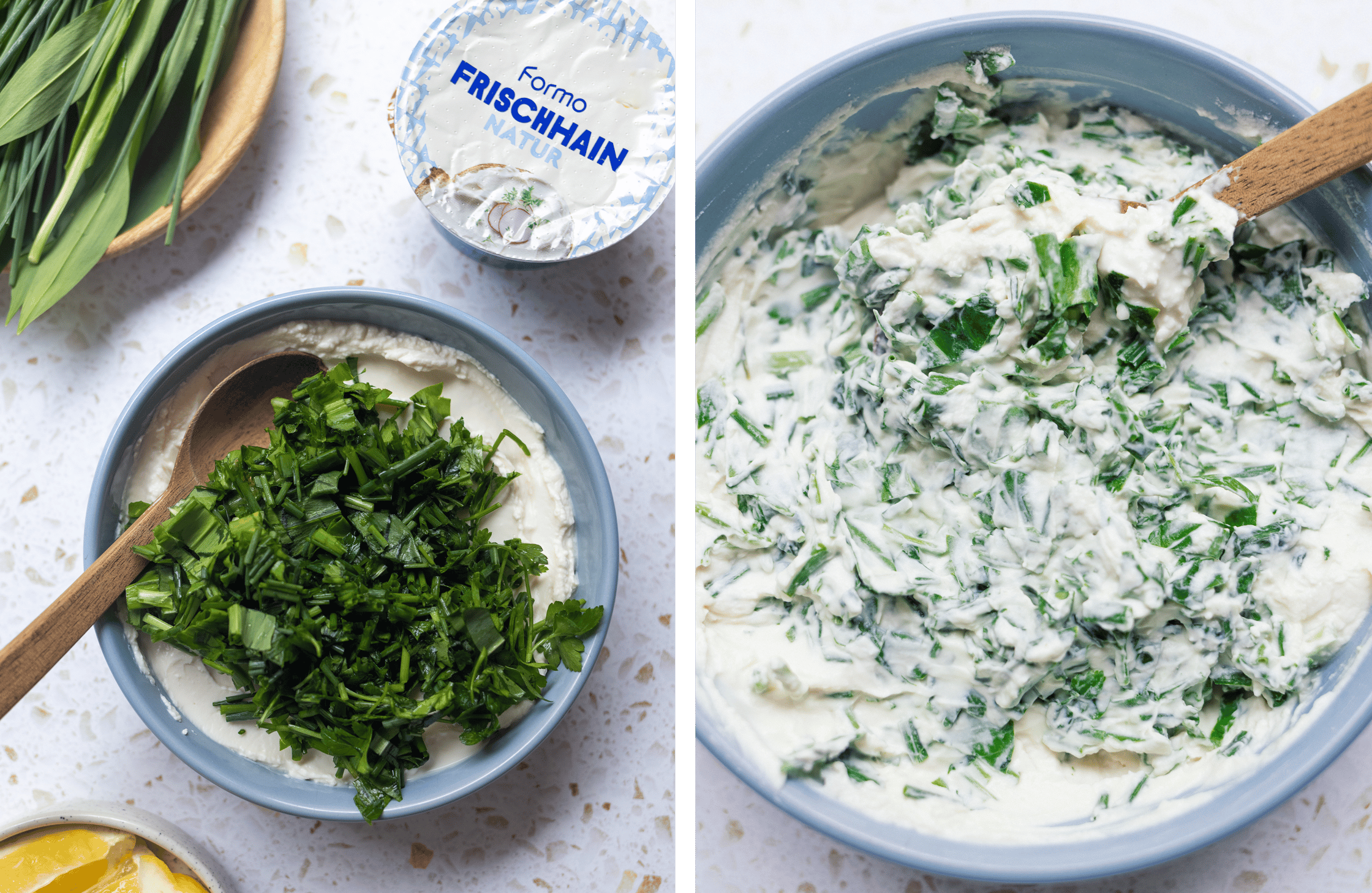 vegane frischkäse füllung zubereiten