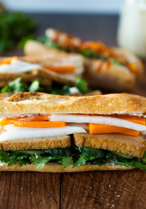 Veganes Bánh mì Sandwich