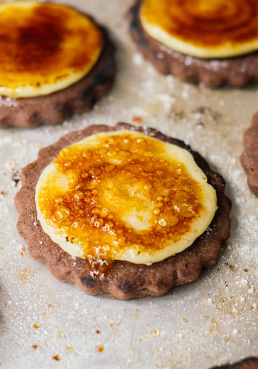 Vegan Creme Brûlée Cookies
