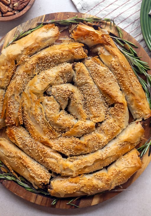 Plant-Based Nut Roast Strudel With Quick Gravy