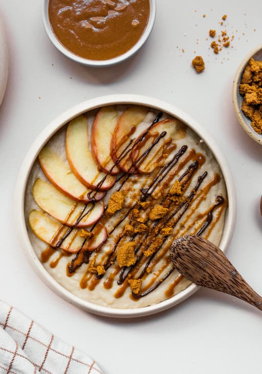 Vegan Biscoff Semolina Pudding (with 5 Ingredients)