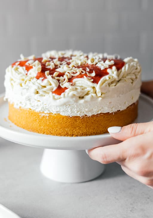 Vegan Spaghetti Ice Cream Cake
