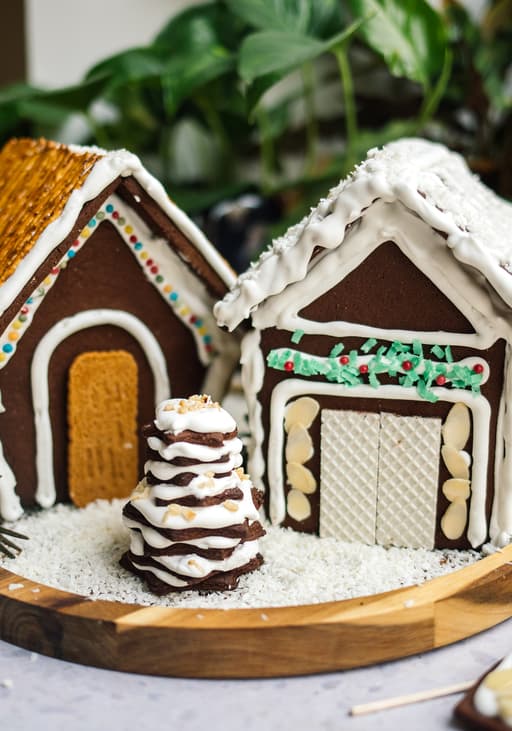 Homemade Vegan Gingerbread House