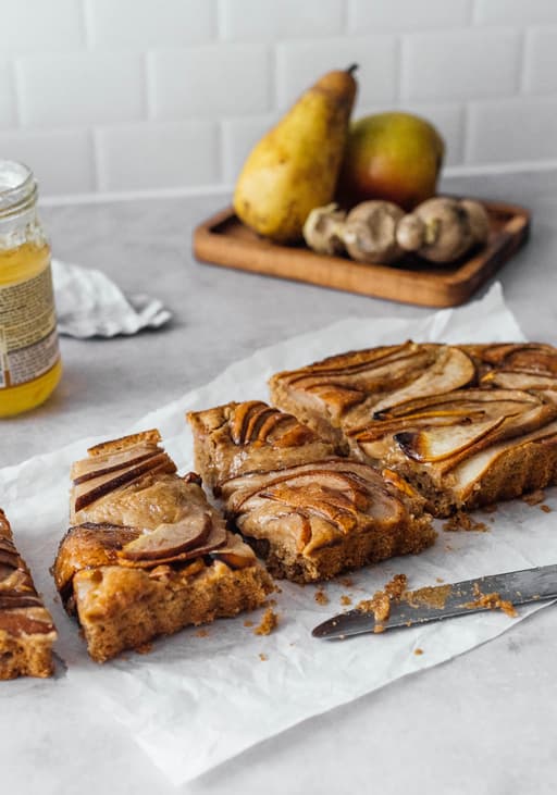 Veganer Birnen-Ingwer-Kuchen