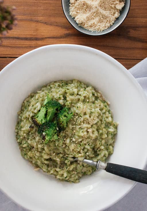 Grünes Brokkoli-Risotto