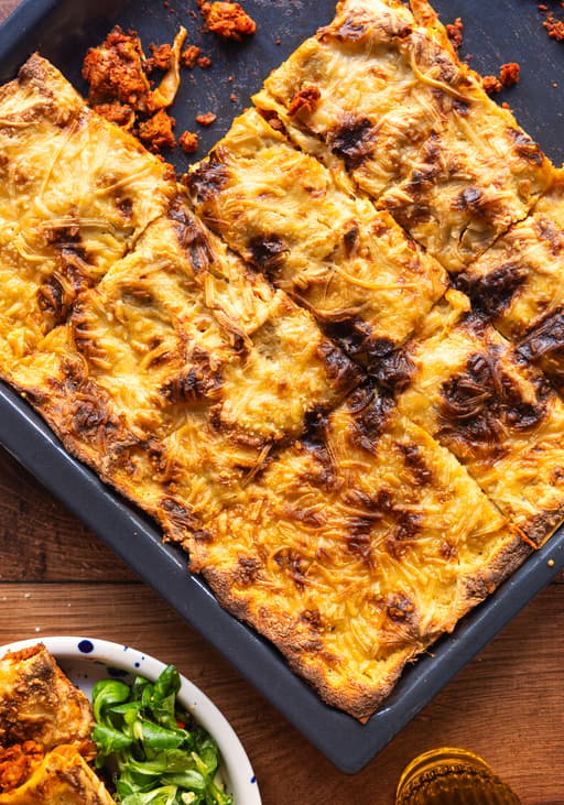 Easy Vegan Sheet Pan Lasagna