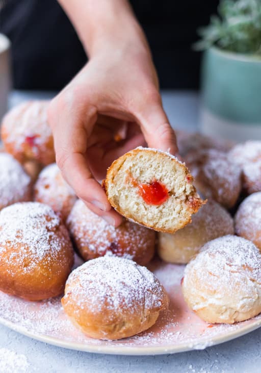 Vegan Jelly Doughnuts