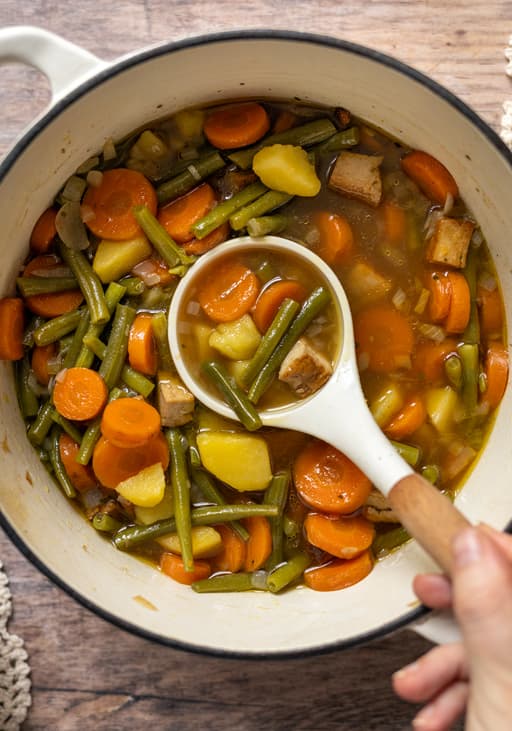 Veganer Möhren-Bohnen-Eintopf wie von Oma