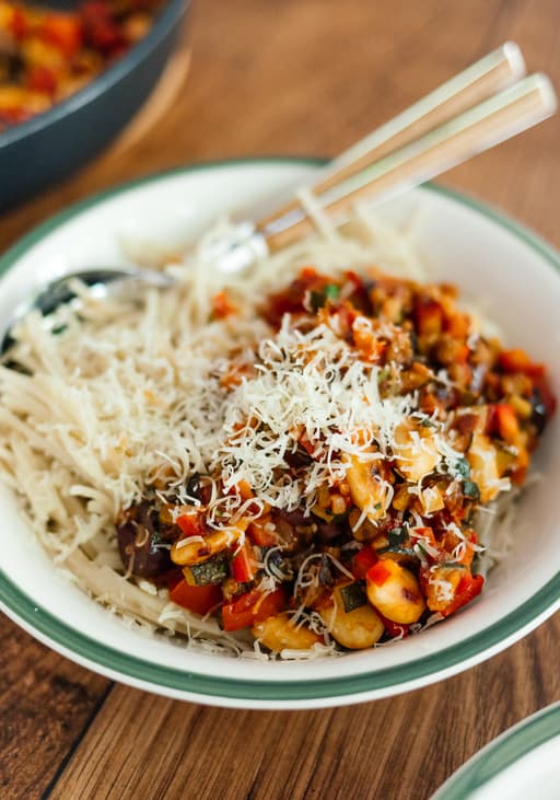 Vegan Caponata Pasta