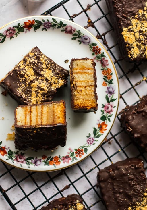 Vegan Baumkuchen Bites