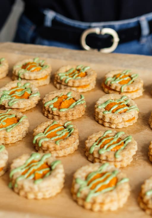 Savory Vegan Linzer Cookies