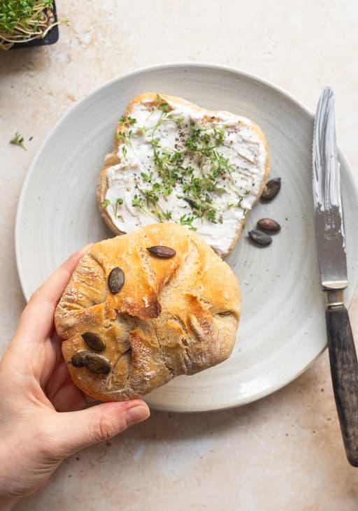Einfache Sonntagsbrötchen