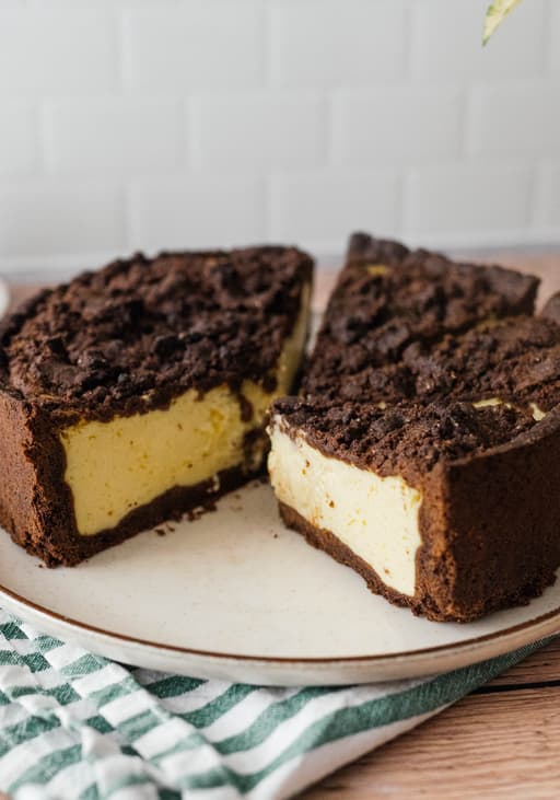 Vegan Russian Chocolate Cheesecake