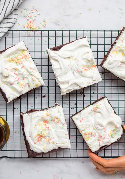 Vegan Chocolate Sheet Cake with Cream Cheese Frosting