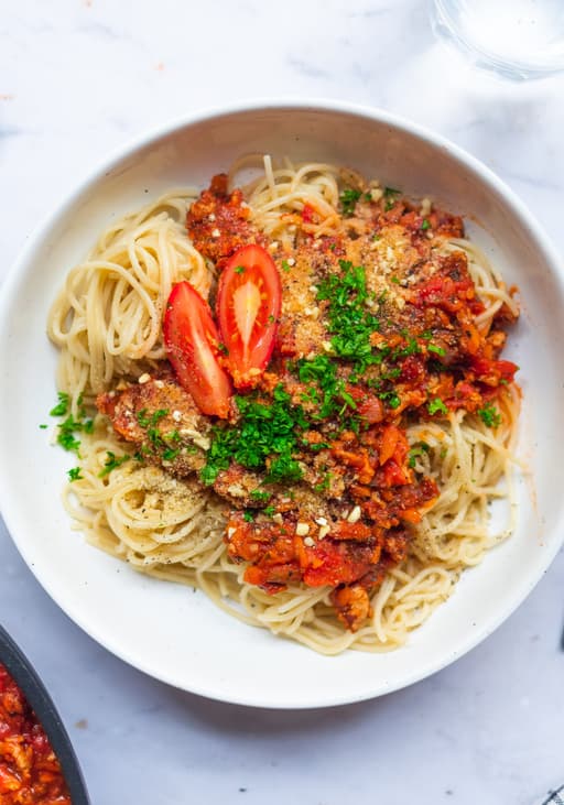 Vegan Spaghetti Bolognese