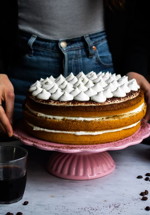 Vegan Tiramisu Cake