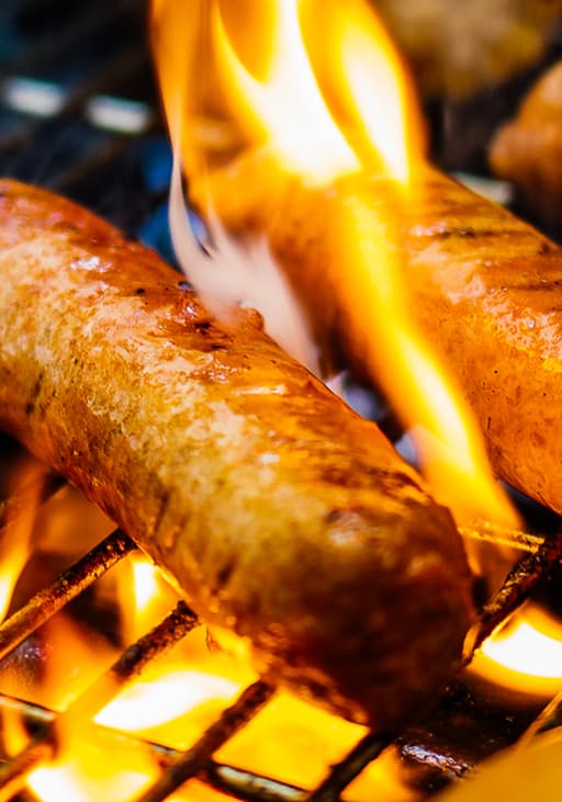 Vegane Grillwürstchen im Supermarkt