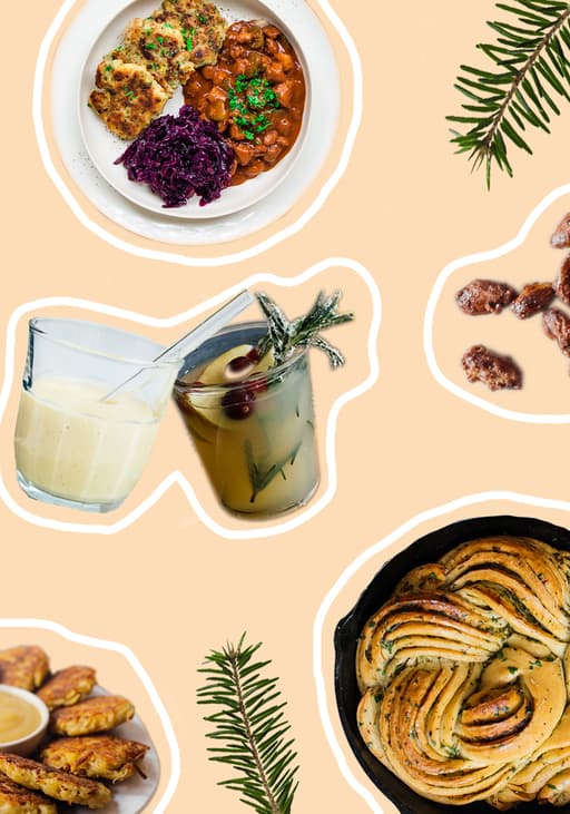 30+ vegan recipes for your Christmas market at home