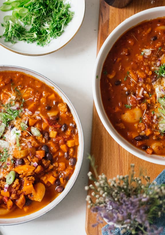 Veganes Chili sin Carne