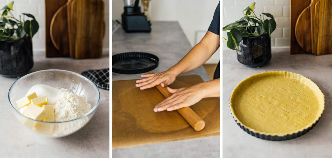 R726 Simple vegane Orangen-Tarte