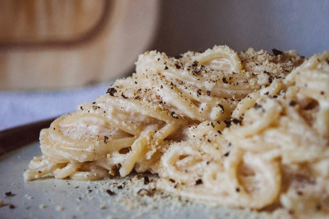 R140 Vegane Pasta Cacio e Pepe