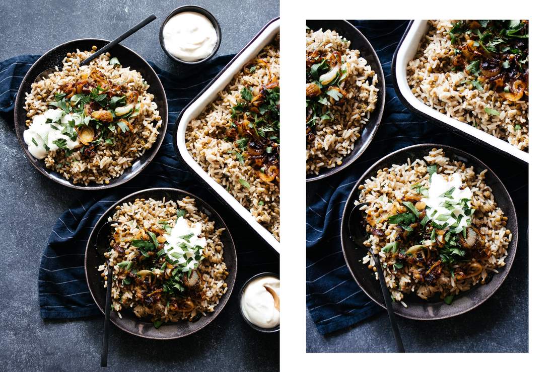 R503 Veganes Mujaddara aus nur 5 Zutaten